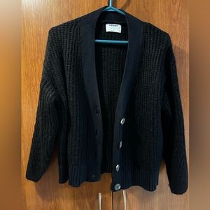 Old Navy Black Cozy Cardigan